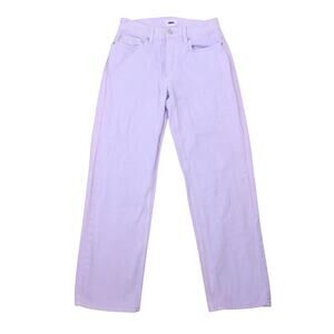 OBEY Light Pastel Purple Mid Rise Baggy Jeans Womens 28